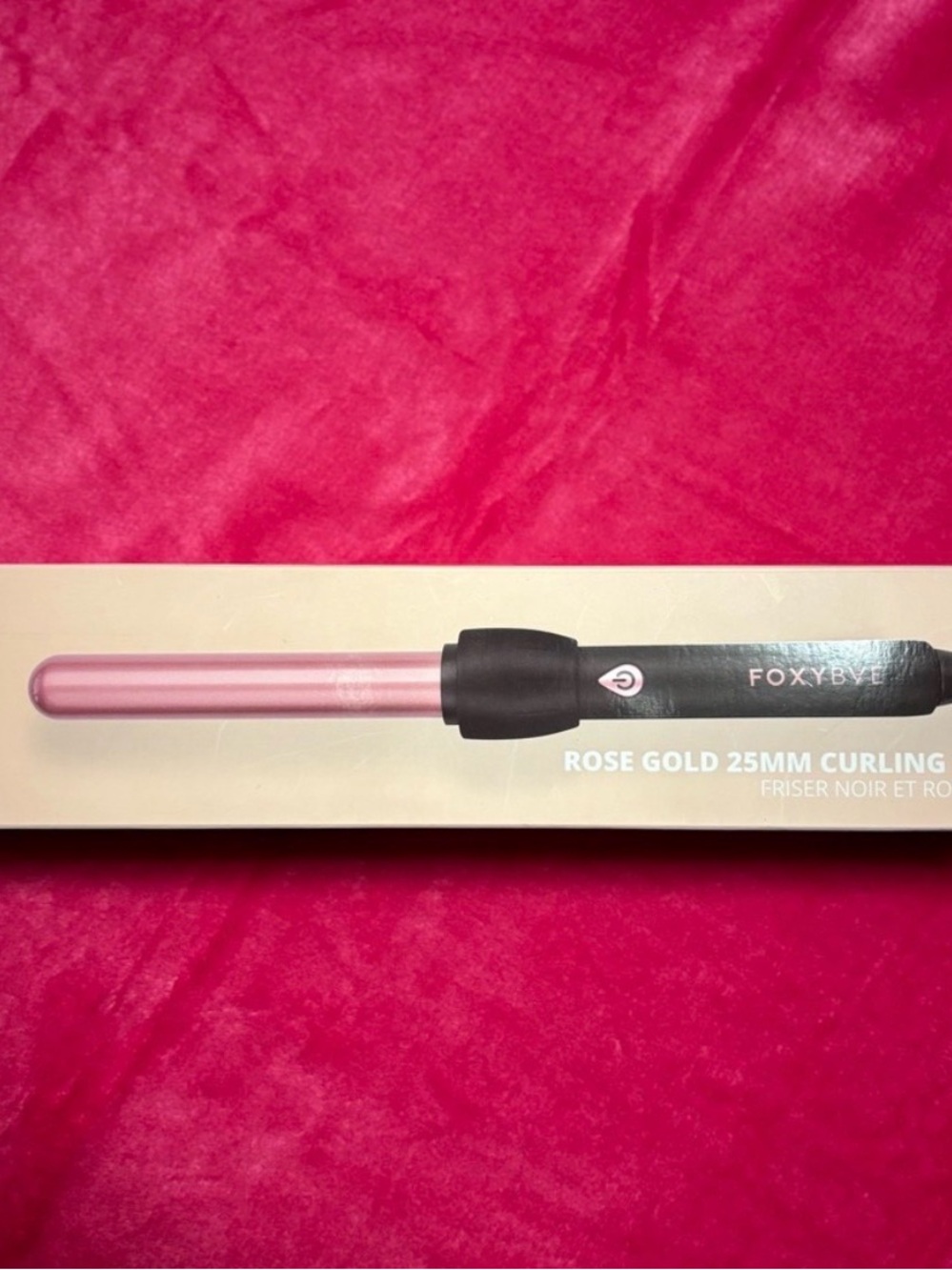 FoxyBae Rose Gold 25mm Curling Wand